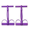 2PCS 4 Tube Pedal Resistance Band 6 Tube Foot Pedal Exerciser Resistance Band Trainer  Core Training