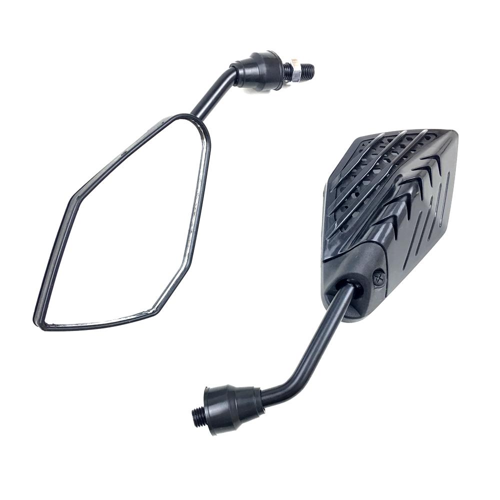 1 пара универсальных зеркал заднего вида для мотоцикла 10 мм, зеркало заднего вида на руль мотоцикла для скутера Honda Suzuki Yamaha