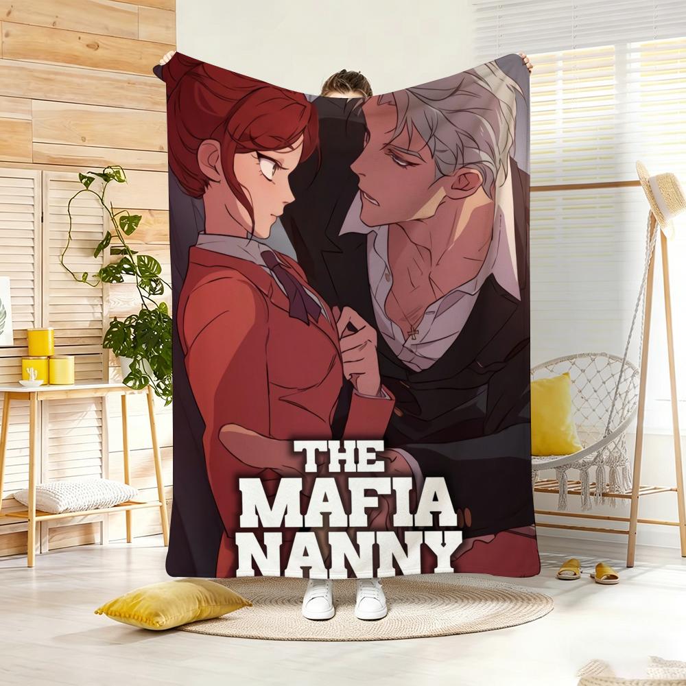 Популярный аниме-плед T-The Mafia Throw Легкий 240 г Фланелевый Плед Мягкий Нежный к Коже Для Летнего Охлаждения
