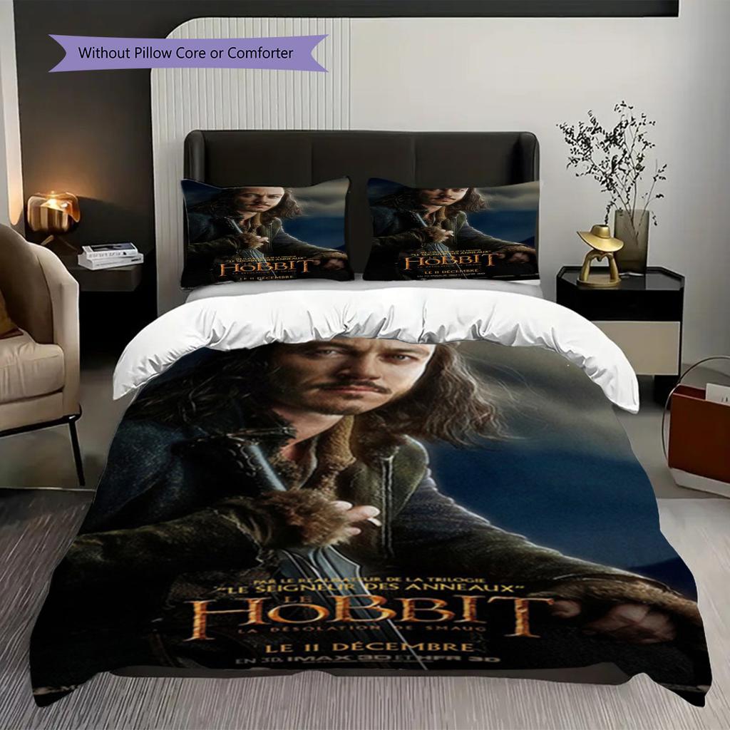 Hobbit Journey Bedding 1 Duvet Cover 2 Pillowcase Without Core Christmas Birthday Gift Soft And Comfortable Bedding Set