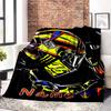 Custom Motorcycle Helmet Design Home Customize Your Name Blankets Comfortable Soft Lightweight Allseason Multipurpose Blanket For Picnics Sofas