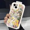 Классический аниме C-Candy C-Candy Кожаный чехол для телефона Для IPhone 16 15 14 13 12 11 Pro Max Plus Ударопрочный чехол