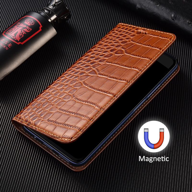 Чехол-книжка для XIAOMI Redmi Note 14S 14 15 Pro Plus 5G с узором под крокодила, магнитная застежка, кошелек из натуральной кожи