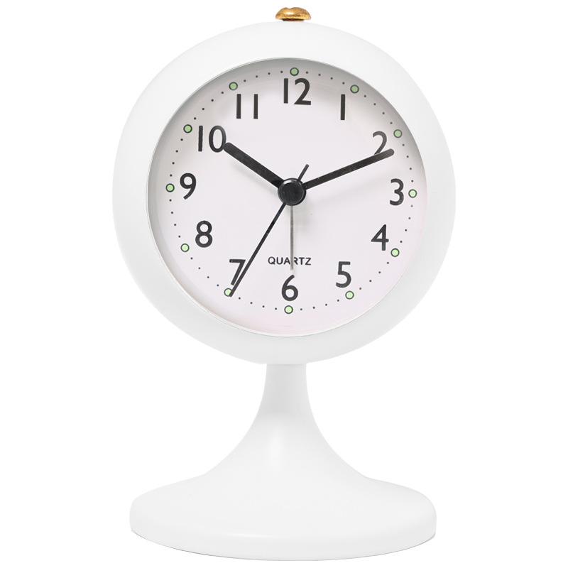 Ретро аналоговый будильник тихие нетикающие прикроватные часы для спальни домашнего офиса