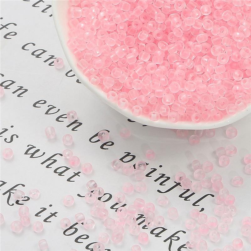 3 мм 700 шт./пакет шитье популярный бисер стеклянные ювелирные изделия разделитель матовые цвета круглые однородные бусины высокого качества прозрачный размер для рукоделия