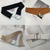 Wide Minimalist Modern Elastic Waistband For Women Available In Multiple Fashion Colors