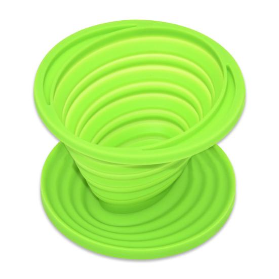 Collapsible Coffee Filter Funnel Heat Resistant Silicone Coffee Funnel Portable Coffee Brewing Tools