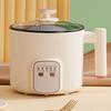 Мини электрическая плита, AU PLUG Electric Hot Pot 1.8L Мини многофункциональная электрическая лапшаница с ручкой для дома, общежития, офиса