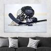 Modern Stick On Ice Hockey Canvas Painting Winter Sport Posters and Prints Hockey Player Wall Art for Living Room Home Decor