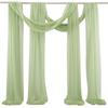 For Wedding Arch Draping Fabric in Sheer Chiffon Provides Elegant and Airy Decoration for For Weddings and Ceremonies 300x75cm