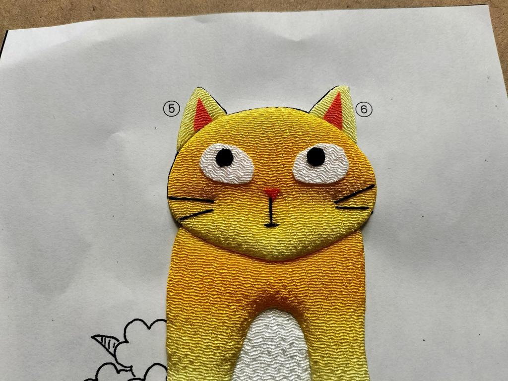 Букет Табби Мой Любимый Кот Набор для рукоделия из ткани чиримен Кошки, Гобелен,