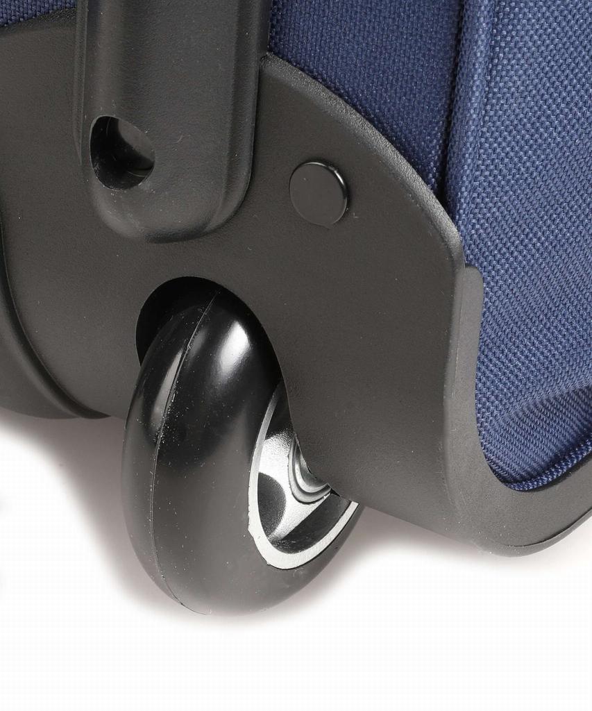 Travelite basics wheeled travel bag navy blue