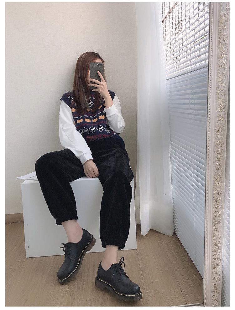 Women's Dr. Martin Japanese College Style Leather 1461 Shoes - Yang Mi Low-Top, Unisex 3-Hole Design