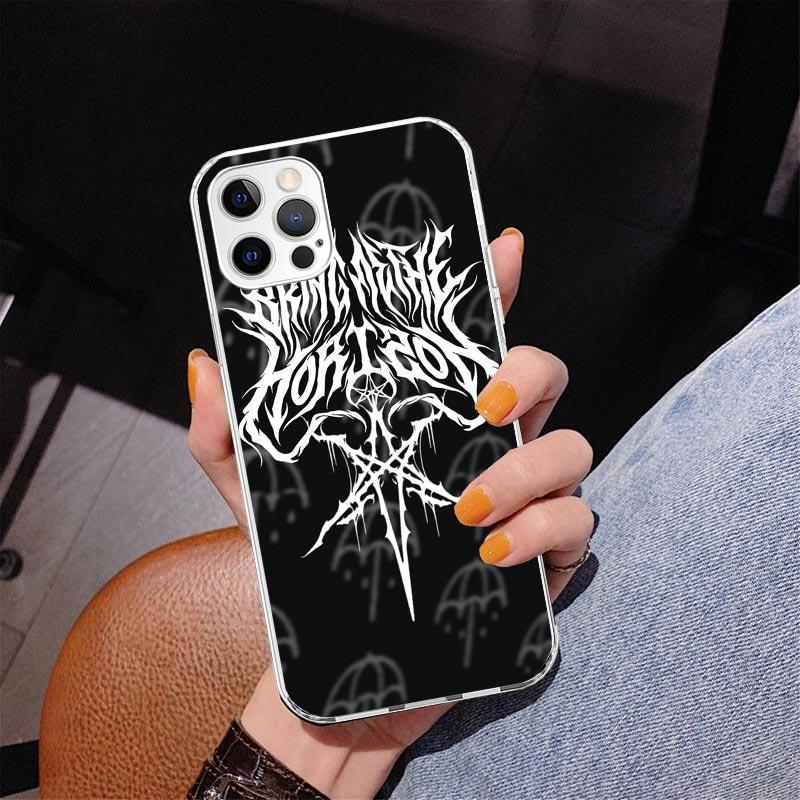 Чехол для телефона BMTH B-Brings Me The HorizonS Для iPhone 17 Air 16 Pro Max 16E 15 + 14 Plus 11 12 13 Mini 7 8 SE Подарок Печатная Крышка Забавный