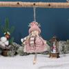 Antler Plush Doll Pendant Angel Christmas Tree Pendant Cute Christmas Plush Girls Pendant  New Year