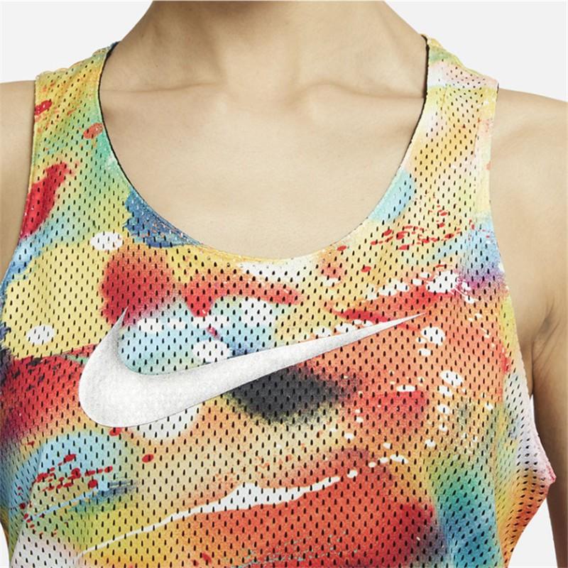 Nike Спортивная майка без рукавов с принтом тай-дай, женская многоцветная DJ5221-010