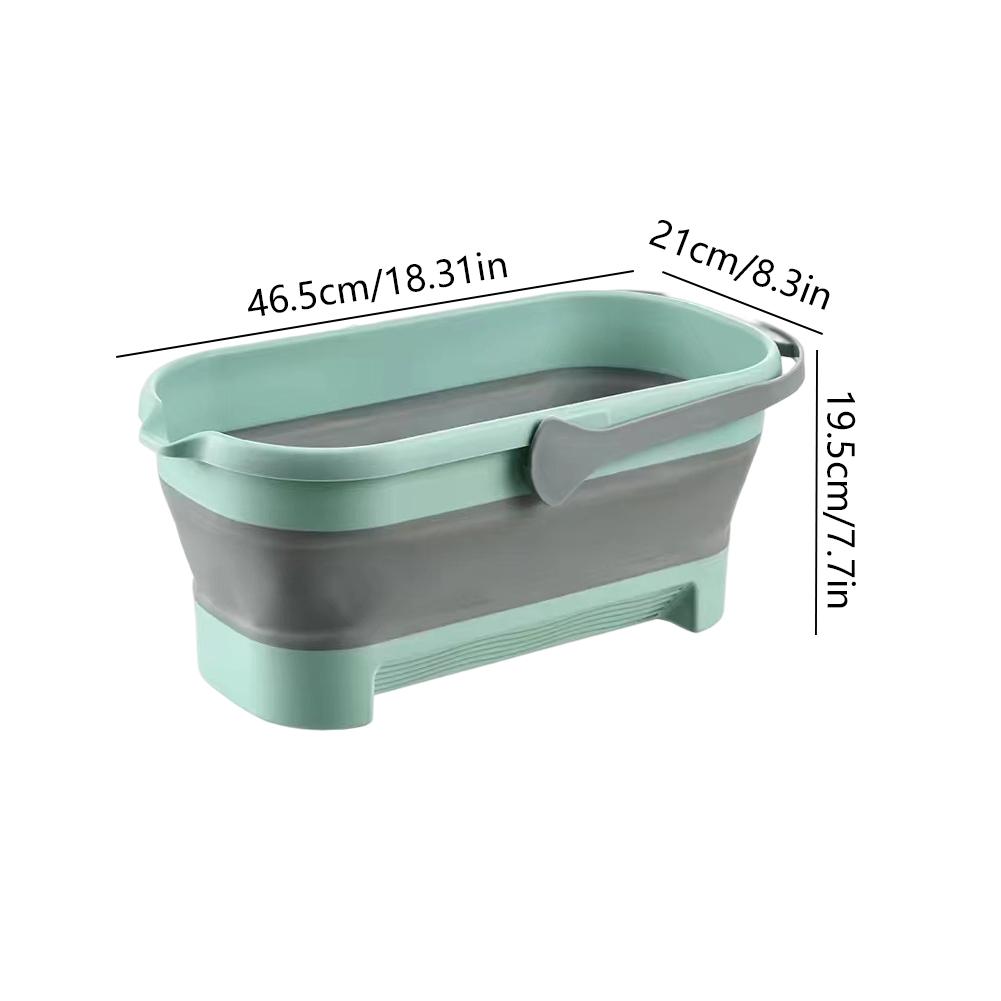 Large Capacity Folding Mop Bucket Multifunctional Collapsible Bucket Portable Car Wash Fishing Camping Cleaning Household Items