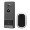 Video Doorbell 2.4G WiFi APP Remote Monitoring 2 Way Talk 120 Degree Lens IP67 Smart Video Doorbell