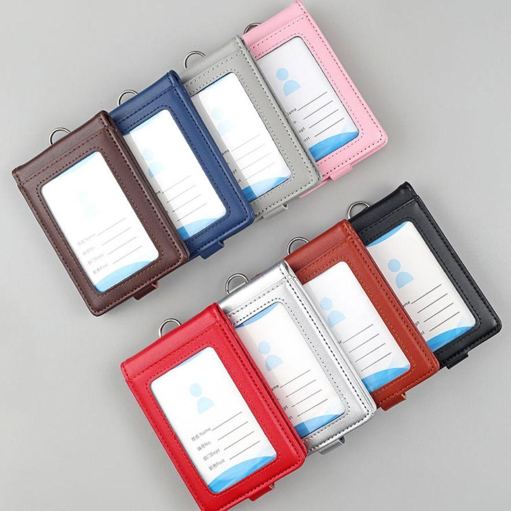 Бейдж-холдер с пряжкой, 5 слотов, откидной, нагрудный карман для карточек, пропуск сотрудника, чехол для рабочей карты, студенческий