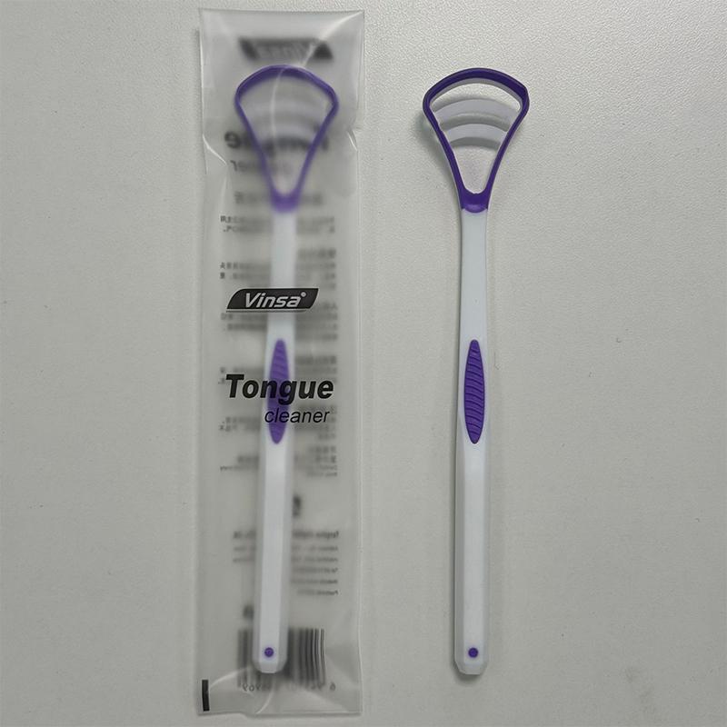 Silicone Tongue Scraper 1PCS Ergonomic Grip for Daily Oral Health Effortlessly Cleans Tongue Surface