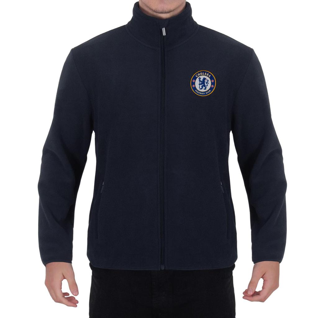 Chelsea FC Mens Crest Fleece Jacket