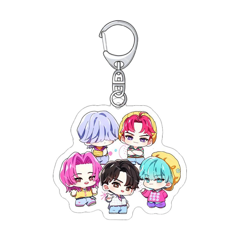 Периферийный акриловый брелок для ключей в стиле корейского аниме от Netflix