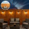 Solar Lights Outdoor Exterior Wall Lamp Retro Motion Sensor Atmosphere Lighting Solar Powered Desk Table Lamp for Home Decor