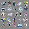 50 Waterproof Stickers for Ski Graffiti Cartoon Sports Skateboard Suitcase
