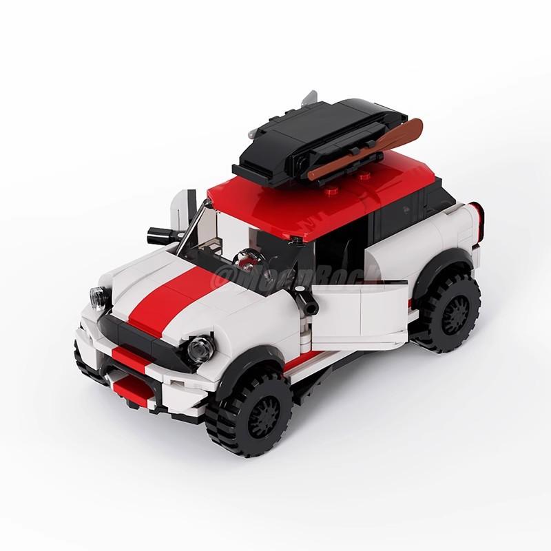 M Building Block Compatible With Lego 131071 Mini Countryman Off-Road Version, Eight-Grid Car Model Puzzle
