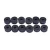 12pcs Cymbal Felts Hi-Hat Clutch Felt Drum Set Felt Washer Gray Color
