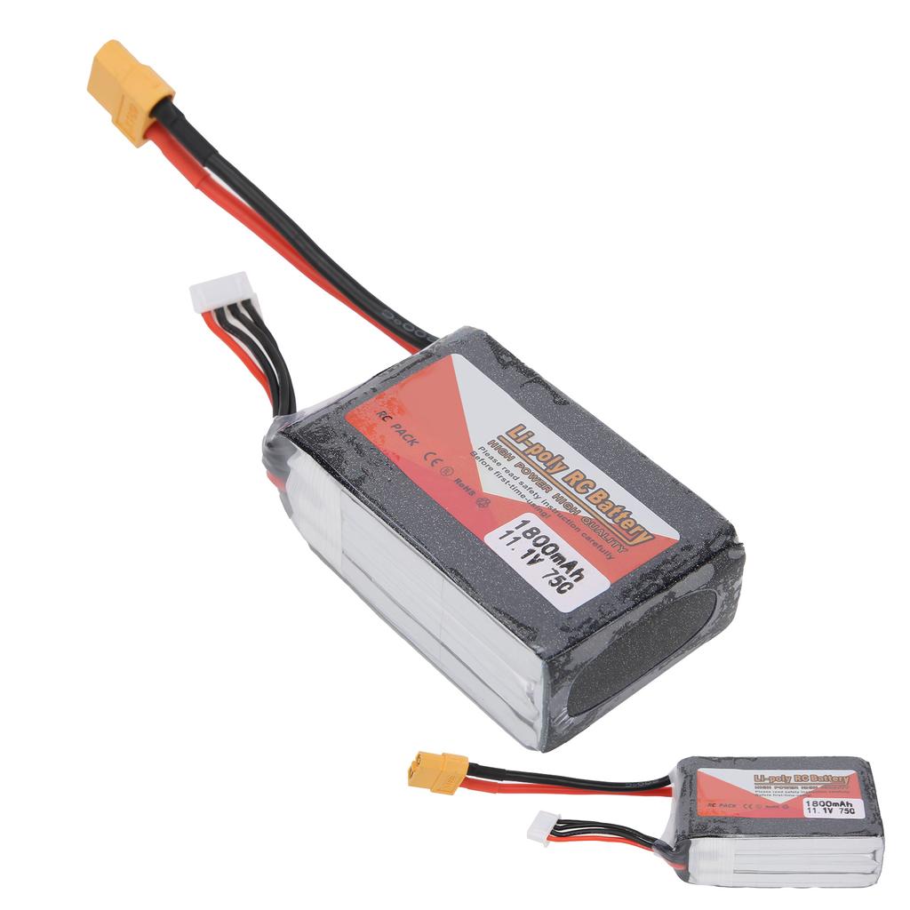 11.1V 1800mAh 3S 75C Lipo аккумулятор с разъемом XT60 RC аккумулятор для RC автомобиля лодки грузовика вертолета