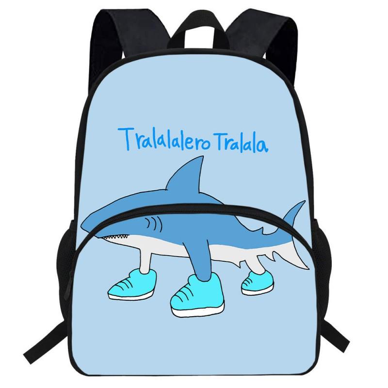 Kids Backpack With Cartoon Print Lightweight School Bag Elementary Students Breathable Oxford Fabric Anti-Strain Ergonomic