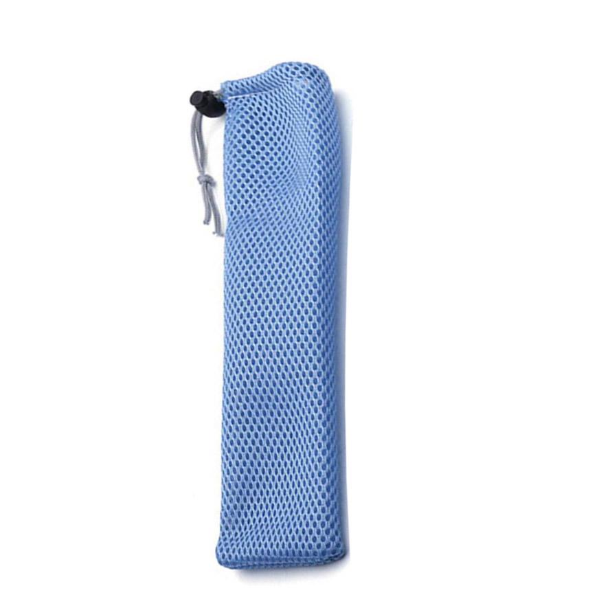 26cm Straw Bag Portable Travel Mesh Bag Straw Pouch Straw Carrying Case for Straw Cutlery Fork Spoon Tableware Sets Wholesale 5