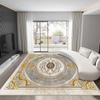 Большой размер Роскошный Золотой Ковер Украшение Гостиной Дом Диван Стол Прикроватный Коврик Спальня Гостиница Холл Нескользящий Коврик для Пола Моющийся
