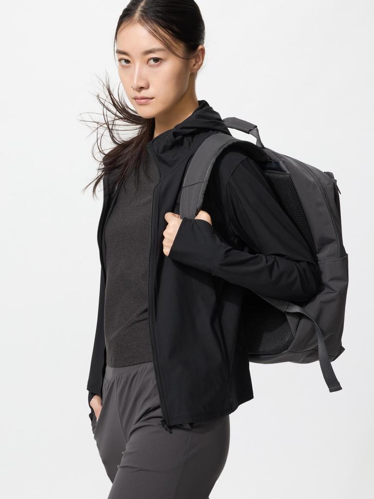 Uniqlo Япония Ультраэластичная Худи на молнии Air Rhythm с защитой от УФ-лучей