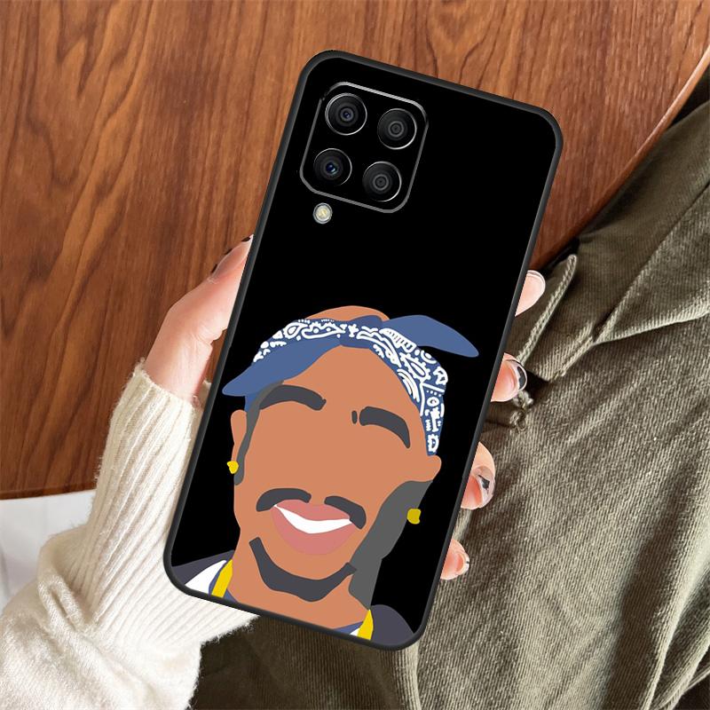 2Pac Тупак Рэпер Певец Чехол Для Samsung Galaxy M12 M32 M52 M35 M55 M15 M11 M13 M14 M06 M16 M36 M56 M31 M53 M34 M54