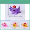 Colorful Resin Craft Christmas Hexagonal Dragon Snow Globe Miniature Cartoon Decoration