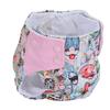 Один размер, регулируемый детский подгузник, многоразовые тканевые подгузники для младенцев, многоразовое нижнее белье с принтом, подгузник-конфета