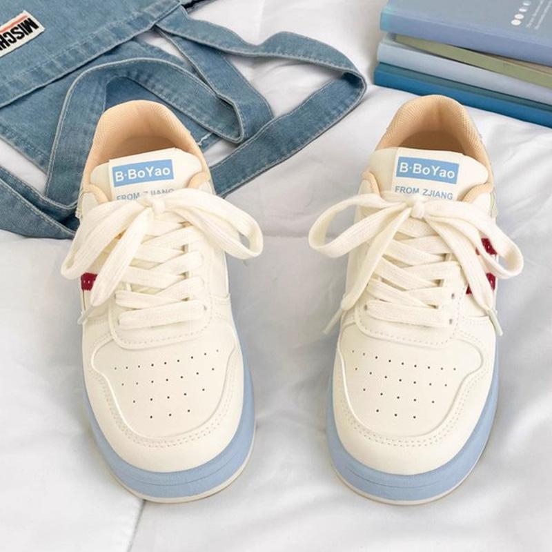 Модные женские кроссовки Осень Разноцветная клетка Женская обувь Дышащие на шнуровке Спортивная обувь Женские Удобные мягкие Беговые Повседневные туфли