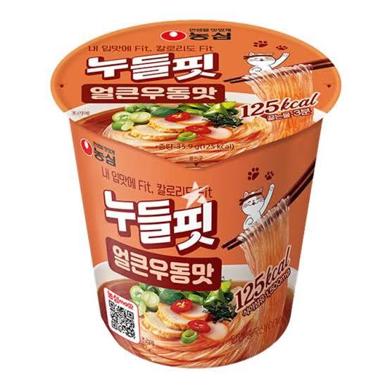 Лапша быстрого приготовления Nongshim Низкокалорийная с 1500 мг пищевых волокон, 6 вкусов / Корейская лапша, Kfood, Аутентичная корейская еда