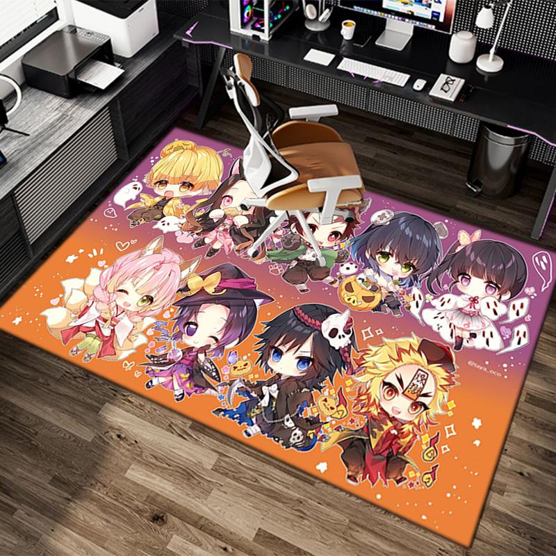 Japanese manga artist Koyoharu Gotouge's Demon Slayer carpet is suitable for living room and bedroom doormats office balcony decorative rugs H2