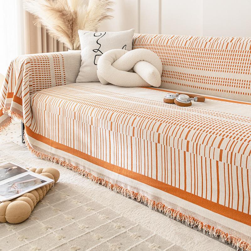 Полотенце для дивана из синели, универсальное четырехсезонное полностью покрытое пылезащитное покрытие для дивана, ткань, не царапающееся покрывало для дивана, одеяло