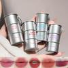 Five-color Cool Silver Tube Velvet Lip Gloss Nude Matte Lip Glaze Easy To Apply Makeup Pendant Lipstick