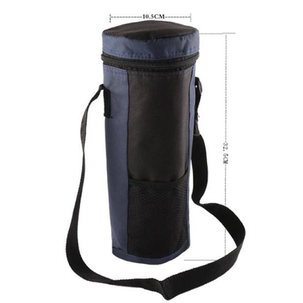 600D Oxford Cloth Round Ice Pack Large Capacity Folding Ice Bag Lunch Ice Pack for Home, Office, Camping, Traveling etc.