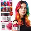 Long Lasting Hair Colour Wax Diy Hair Dye Mud Easy To Wash Temporary Hair Colour Cream Party Hair Mud Kids Hair Dye