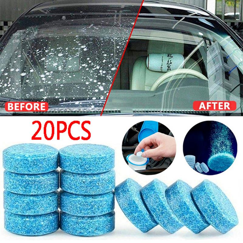 20/10/4/1Pc Car Windshield Glass Washer Cleaner Compact Effervescent Tablets Detergent