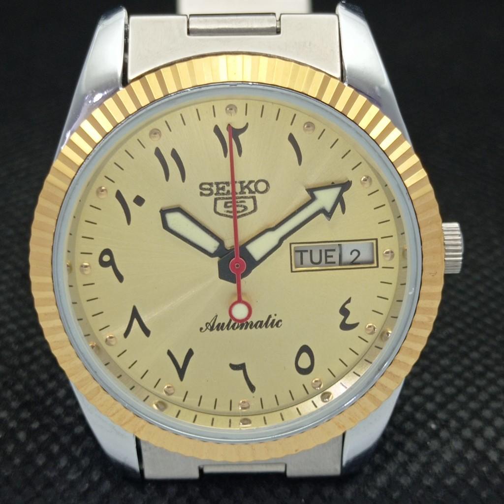 ВОССТАНОВЛЕННЫЕ SEIKO 5 PRESIDENT AUTOMATIC MENS JAPAN WATCH BACK 575b-a305220-9