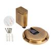 Magnetic Door Stop with Screws Aluminum Alloy Adjustable Punch-free Door Stopper Heavy Duty Magnet Door Holder Hardware