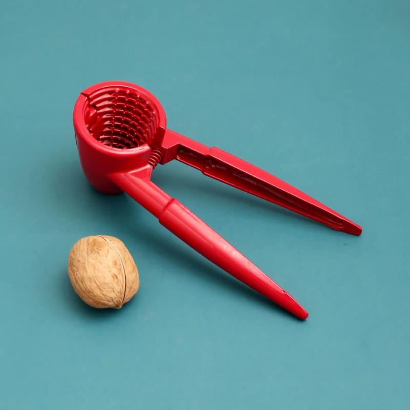 Серебристый металлический щип для грецких орехов, многофункциональный бытовой инструмент для колки скорлупы для фундука, каштанов