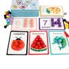 Clip Beads Toy Educational Counting Matching Game for Preschool Kindergarten